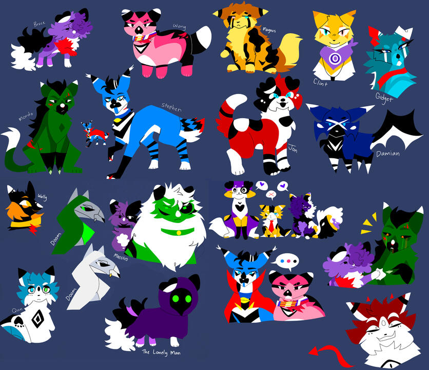 Musical Chairs Designs | 11 x 10 in (2022) These designs were created for a scrapped animation project Adobe Illustrator