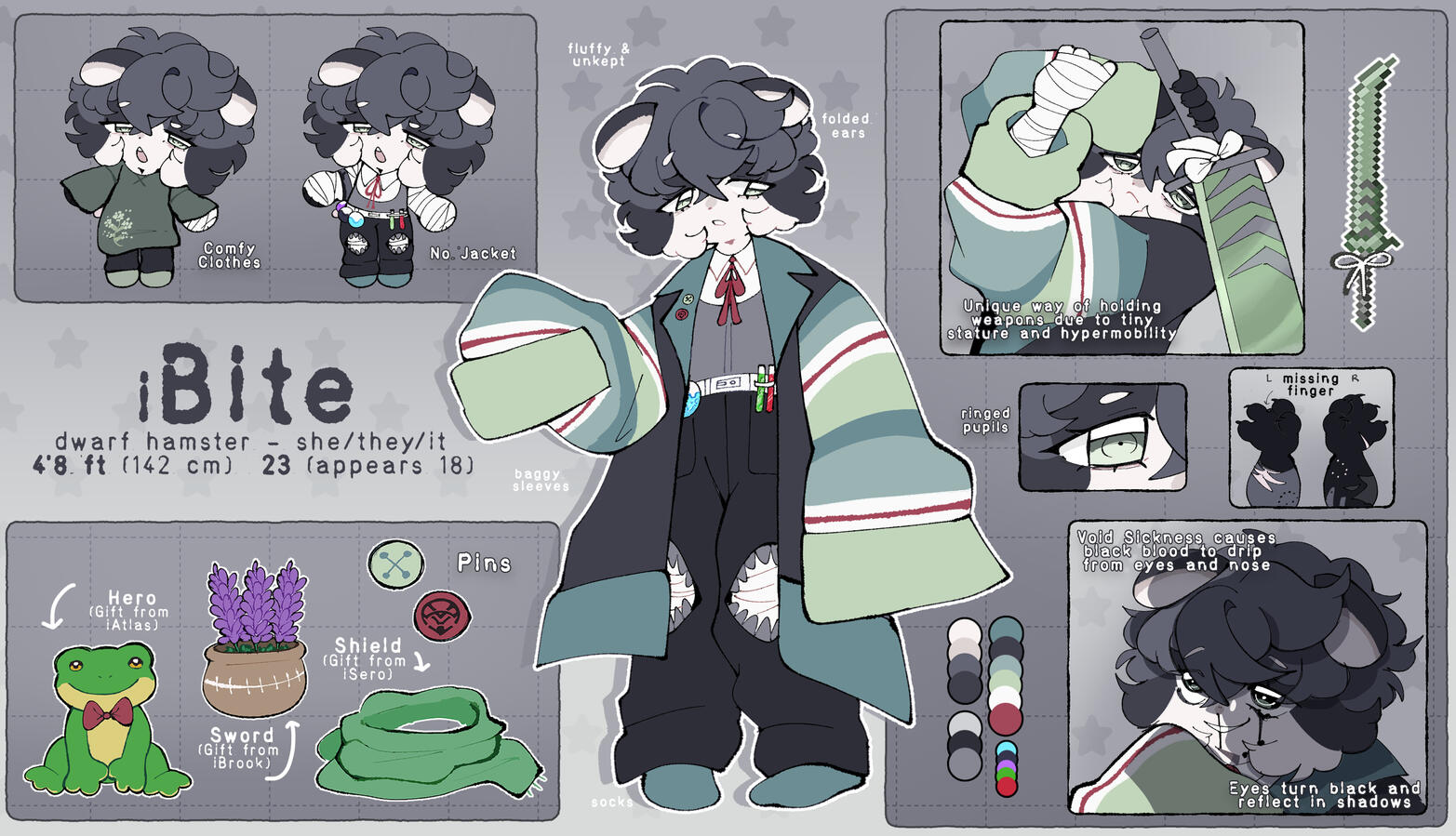 iBite Character Design | 8 x 12 in (2026) This design was created for a collaborative project with friends Clip Studio Paint