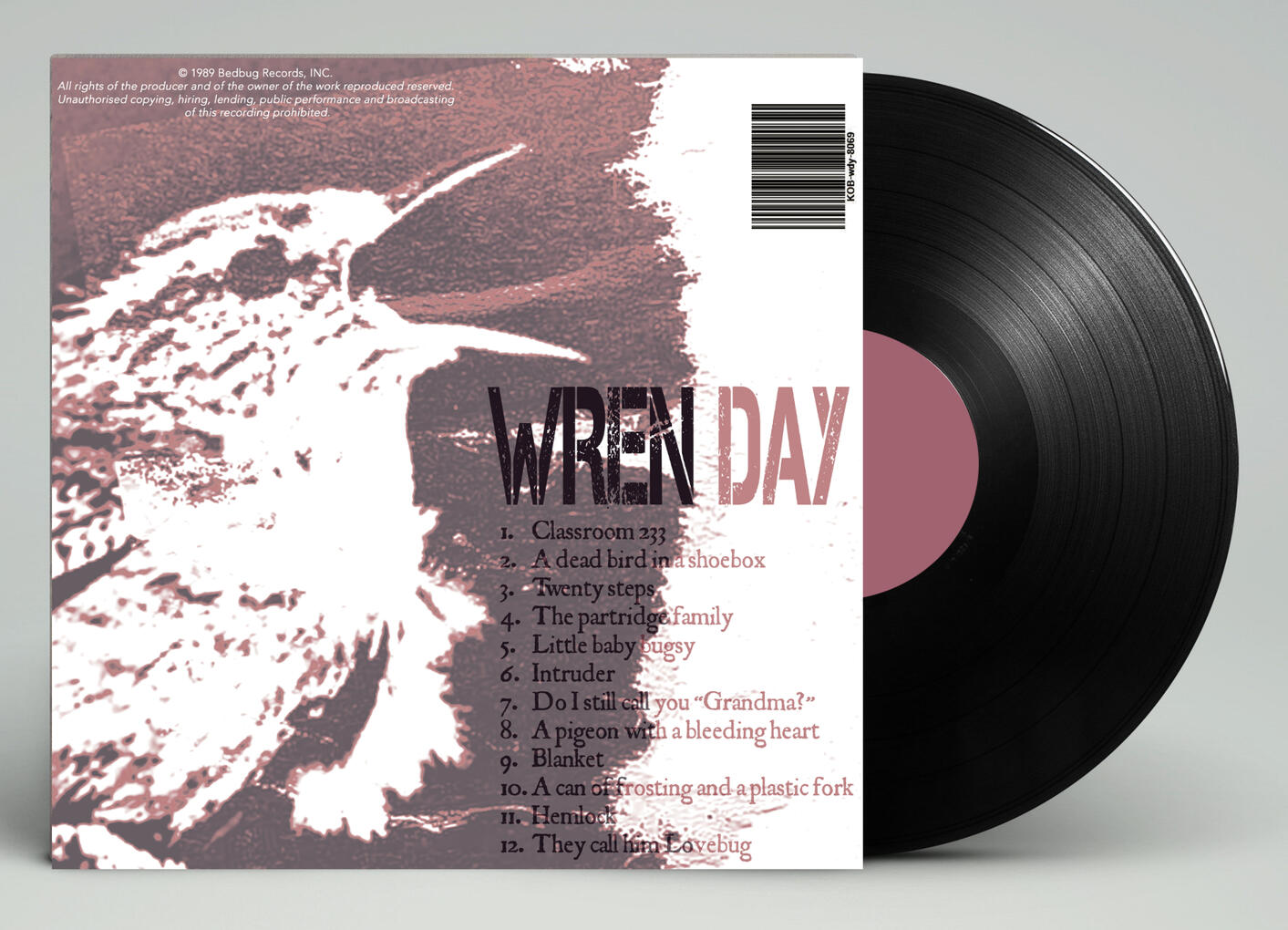 Album Cover Back | 12 x 12 in (2025) Adobe Photoshop